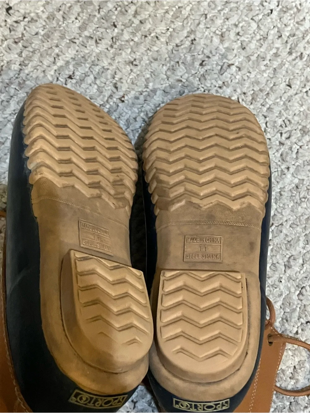 Sporto Dede lined Duck Boots Sz 11
